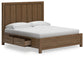 Cama con paneles Cabalynn y almacenamiento