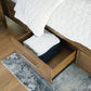 Cama con paneles Cabalynn y almacenamiento