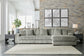 Seccional Lindyn de 3 piezas con chaise longue