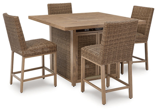 Mesa de bar para exteriores Walton Bridge y 4 taburetes
