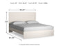 Cama Stelsie con paneles y tocador con espejo