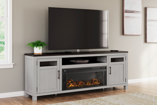 Mueble para TV Darborn de 88" con chimenea eléctrica