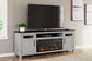 Mueble para TV Darborn de 88" con chimenea eléctrica
