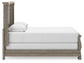 Cama tipo trineo Lexorne con tocador con espejo