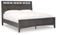 Cama Montillan con paneles y cómoda con espejo