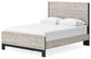 Cama Vessalli con paneles y tocador con espejo
