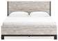 Cama Vessalli con paneles y tocador con espejo