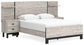 Cama Vessalli con paneles y tocador con espejo