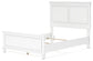 Fortman  Panel Bed With Mirrored Dresser, Chest And 2 Nightstands