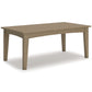 Mesa de cóctel rectangular Hyland wave