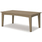 Mesa de cóctel rectangular Hyland wave