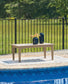 Mesa de cóctel rectangular Hyland wave
