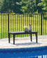 Mesa de cóctel rectangular Hyland wave