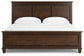 Cama con paneles California de Danabrin y tocador con espejo