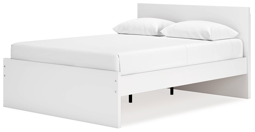 Cama de plataforma con paneles Onita
