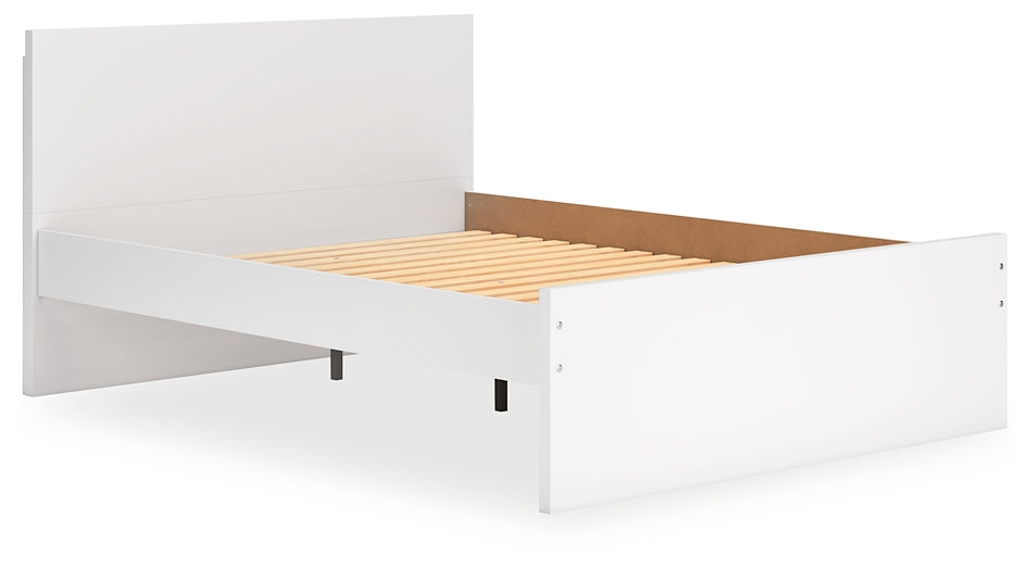 Cama de plataforma con paneles Onita