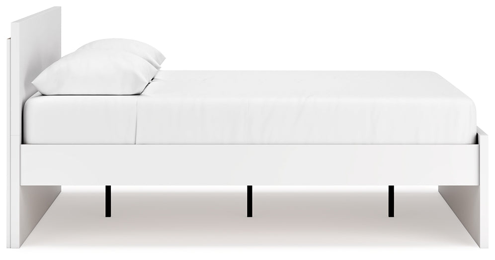 Cama de plataforma con paneles Onita