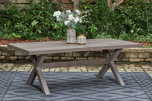 Mesa de comedor Hillside Barn RECT con UMB OPT