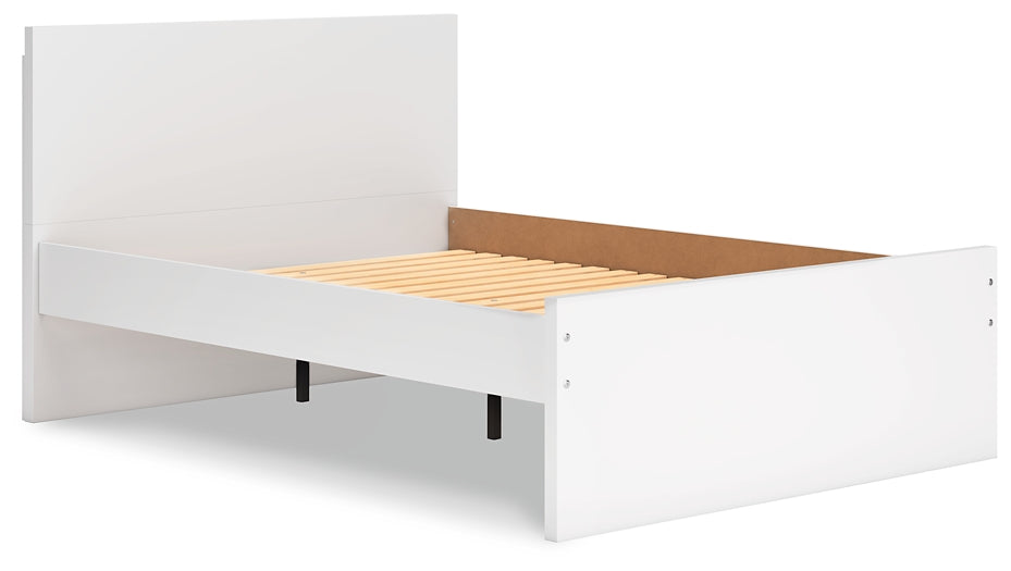 Cama de plataforma con paneles Onita