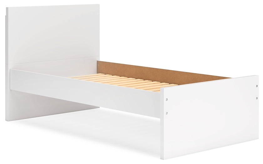 Cama de plataforma con paneles Onita
