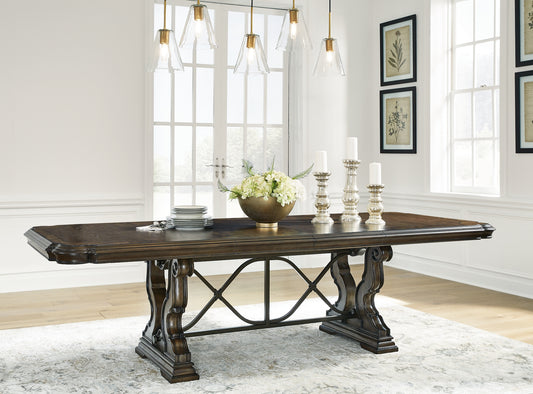 Mesa extensible de comedor Maylee