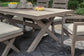 Mesa de comedor exterior Hillside Barn y 6 sillas