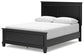 Cama con paneles Lanolee, cómoda y cómoda con espejo