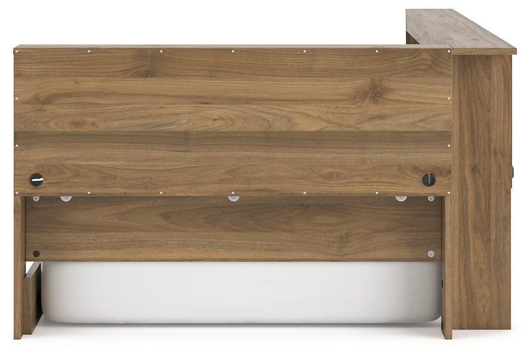 Cama con almacenaje y librería Deanlow