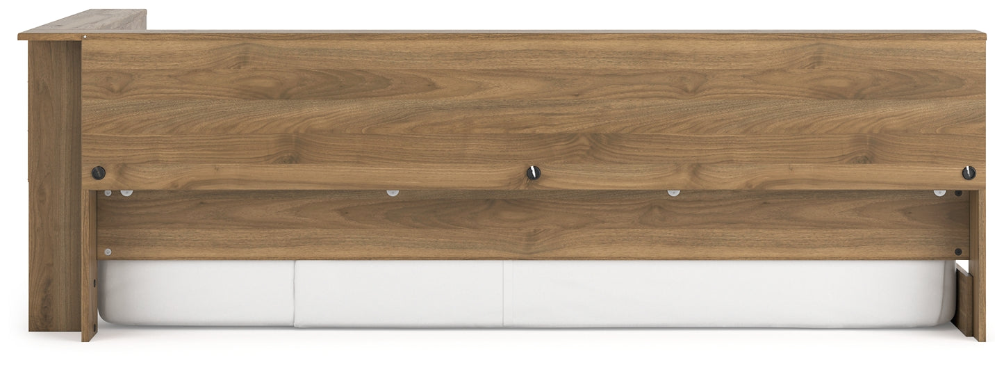 Cama con almacenaje y librería Deanlow