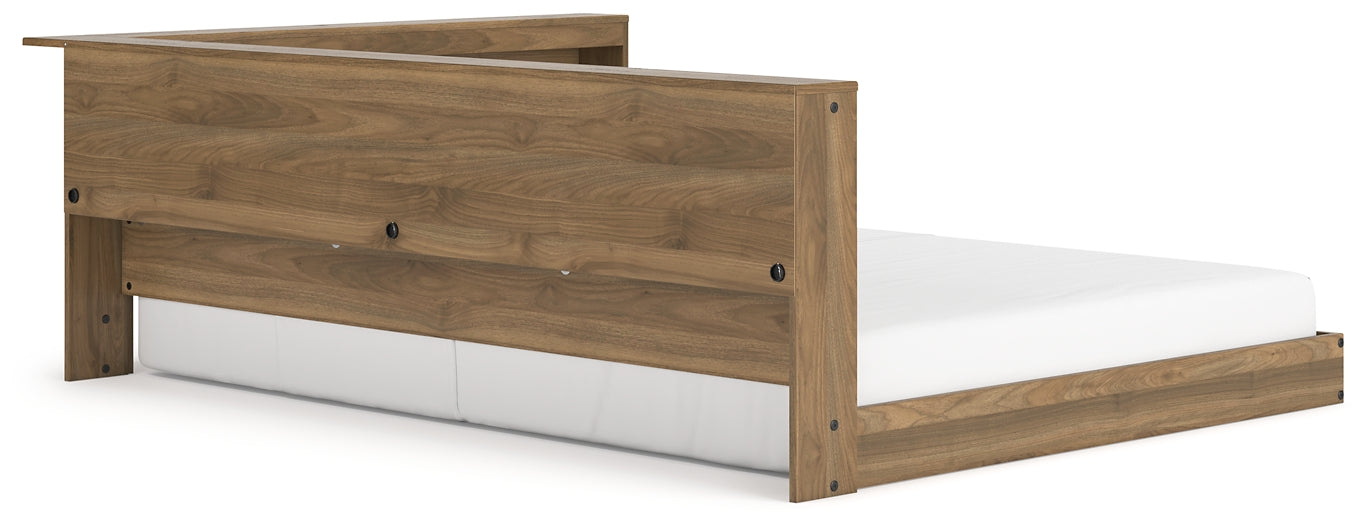 Cama con almacenaje y librería Deanlow