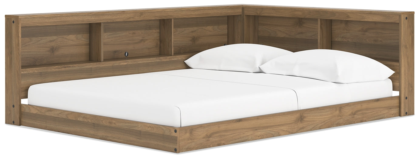 Cama con almacenaje y librería Deanlow