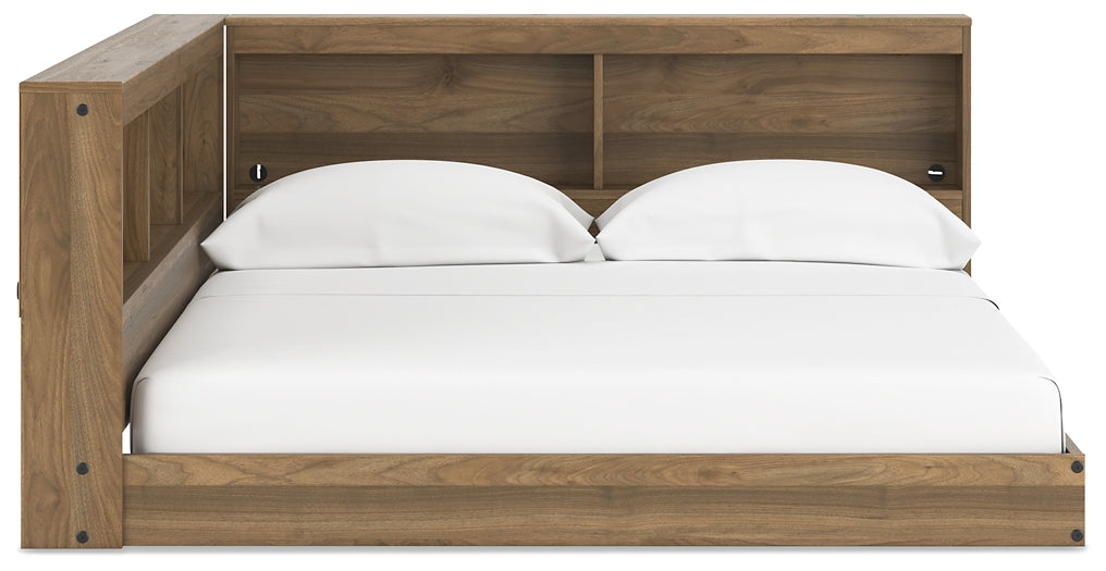 Cama con almacenaje y librería Deanlow
