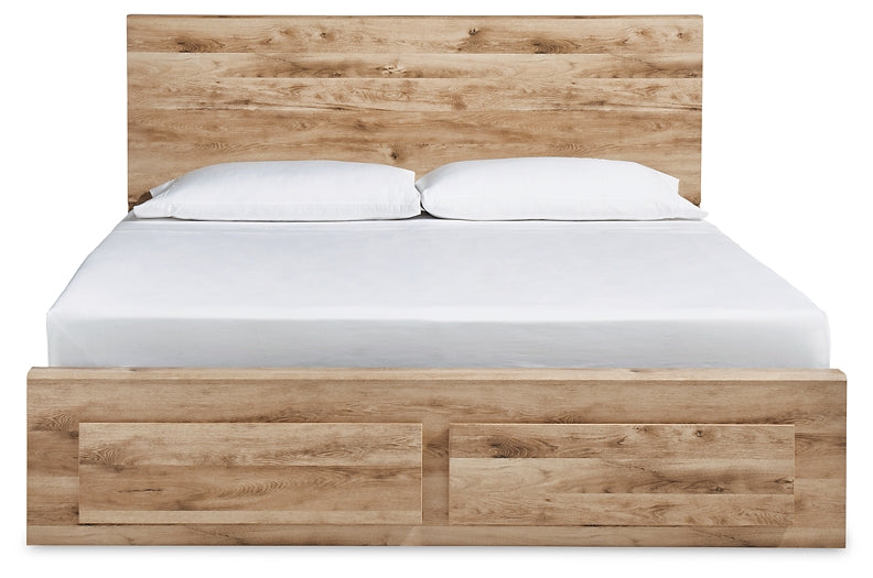 Cama Hyanna con almacenamiento y tocador con espejo