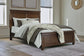 Cama con paneles Danabrin, cómoda y espejo