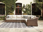 Conjunto de asientos para exterior de 4 piezas Beachcroft