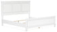 Cama Fortman con paneles, cómoda y espejo