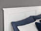 Cama Fortman con paneles, cómoda con espejo y mesita de noche