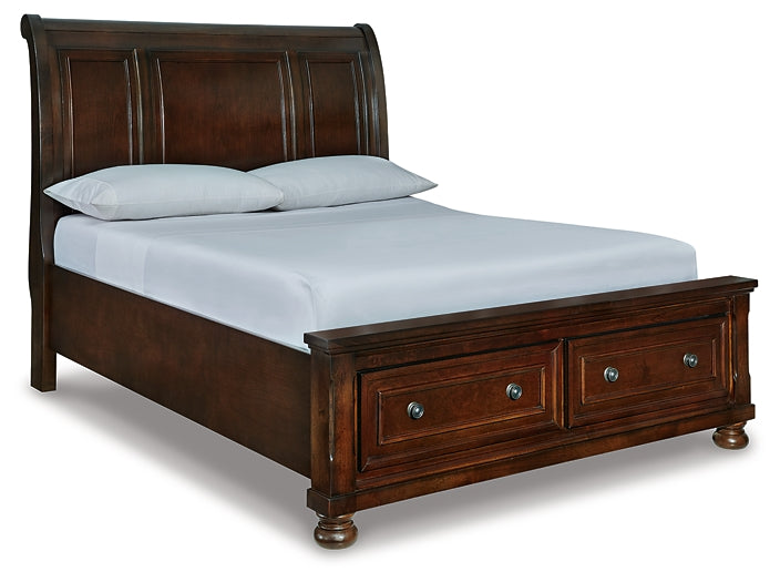 Cama tipo trineo Robbinsdale con almacenamiento
