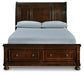 Cama tipo trineo Robbinsdale con almacenamiento