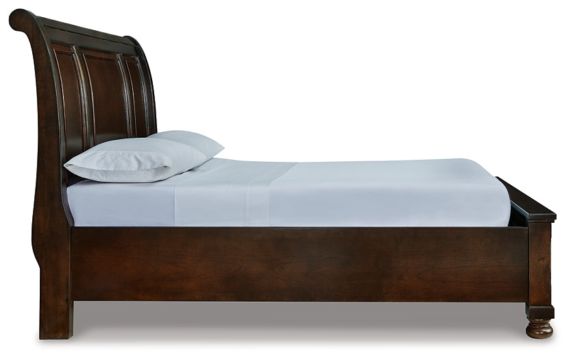 Cama tipo trineo Robbinsdale con almacenamiento