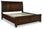Cama tipo trineo Porter California King con almacenamiento