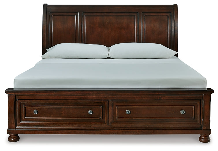 Cama tipo trineo Robbinsdale con almacenamiento