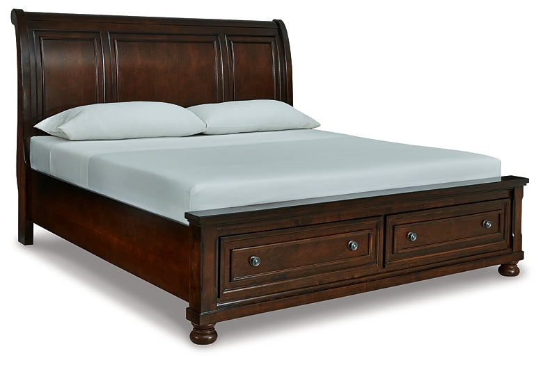 Cama tipo trineo Robbinsdale con almacenamiento