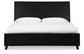 Cama con paneles Danziar, cómoda y cómoda con espejo