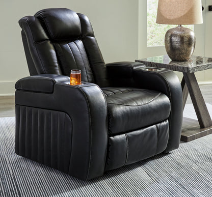 Sillón reclinable eléctrico Caveman Den con reposacabezas ajustable