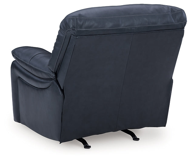 Sillón reclinable eléctrico mecedor Leesworth