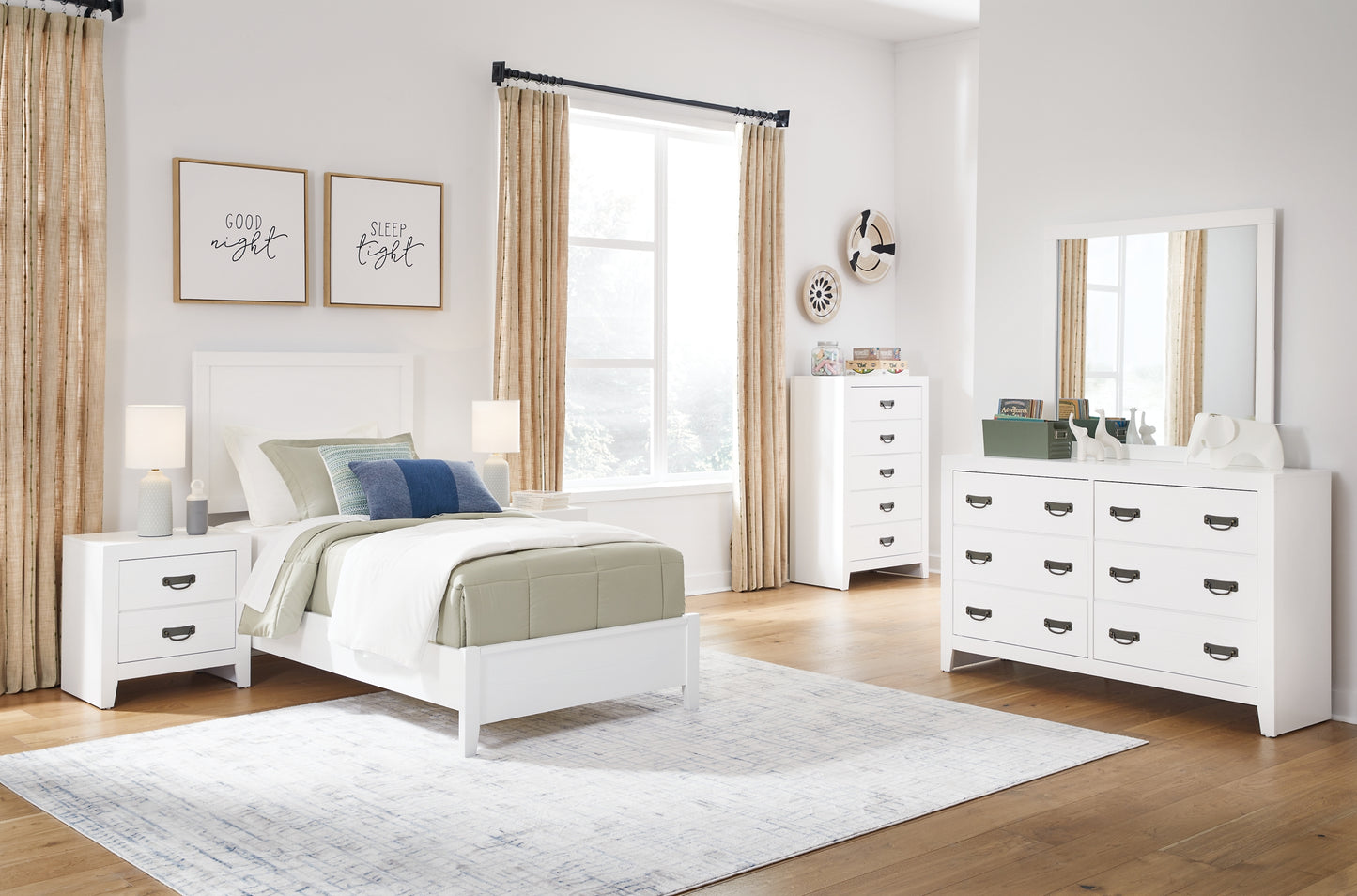 Cama con paneles Binterglen