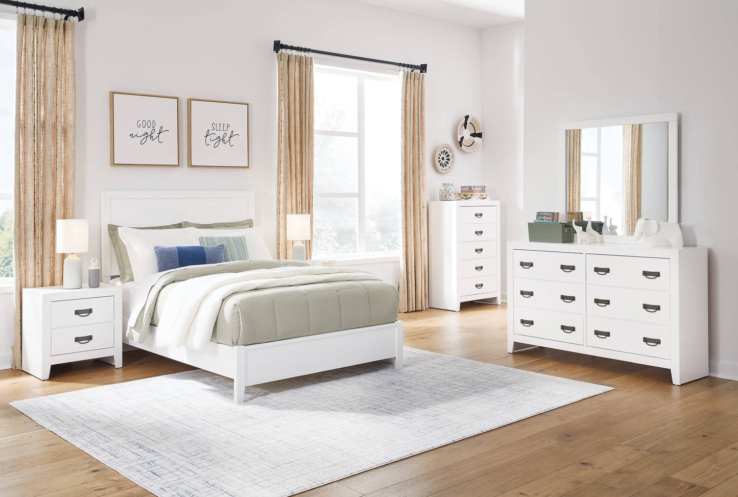 Cama con paneles Binterglen