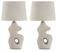 Lámpara de mesa de papel Chadrich (2 unidades)