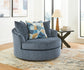 Silla giratoria extragrande con acento Maxon Place
